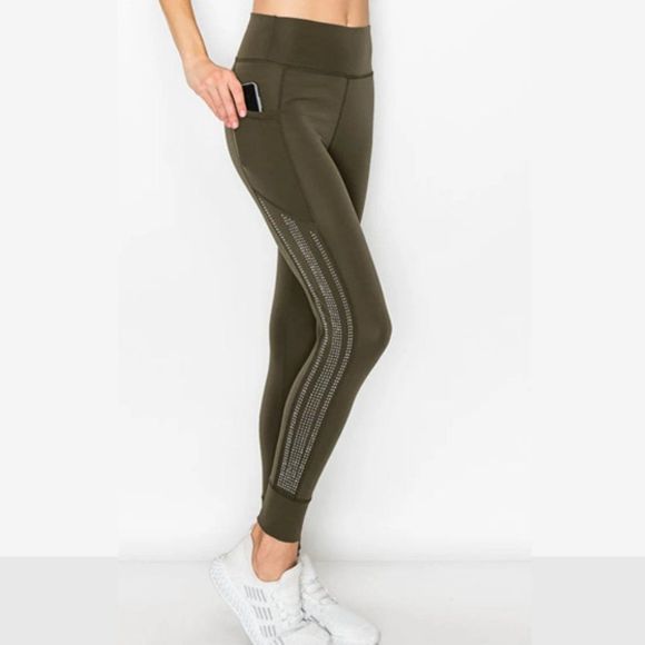 Embellished Pocket Legging - Bling - Bling Leggings - Pocket Legging - Picture 3 of 3